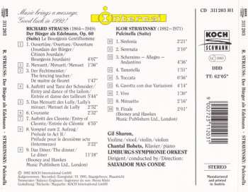 CD Igor Stravinsky: Der Bürger Als Edelmann (Suite) • Pulcinella (Suite)
