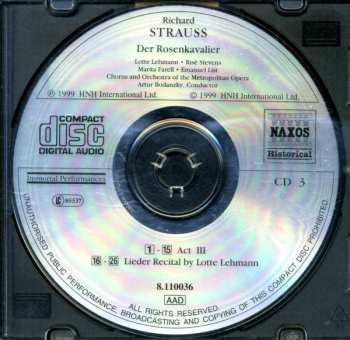 3CD Richard Strauss: Der Rosenkavalier