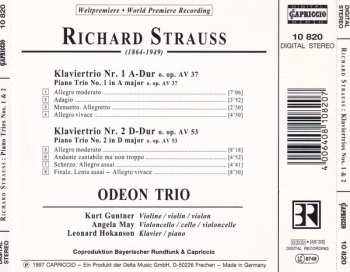 CD Richard Strauss: Klaviertrios / Piano Trios Nos. 1 & 2