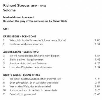 Dobozkészlet/2SACD Richard Strauss: Salome