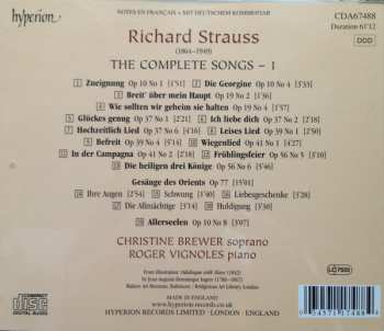 CD Richard Strauss: The Complete Songs - 1
