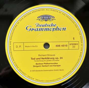 LP Berliner Philharmoniker: Tod Und Verklärung / Vier Letzte Lieder LTD | NUM