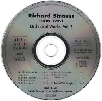 CD Richard Strauss: Orchestra Works · Vol. 2