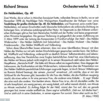CD Richard Strauss: Orchestra Works · Vol. 2