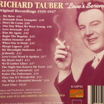 CD Richard Tauber: Vol.3 "Love's Serenade"