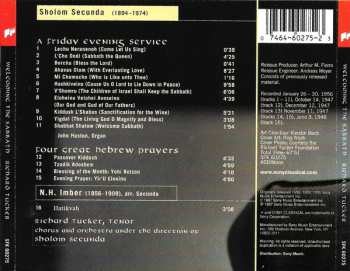 CD Richard Tucker: Welcoming The Sabbath = קבלת שבת