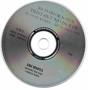 2CD Richard Wagner: Tristan Und Isolde II. & III. AKT - Munchen 08.11.1953