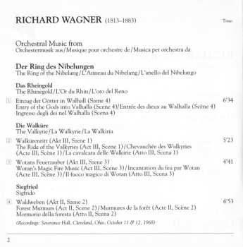 CD Richard Wagner: Orchestral Music From: Der Ring Des Nibelungen = Die Meistersinger = Tristan Und Isolde