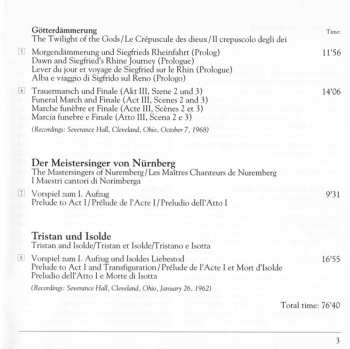 CD Richard Wagner: Orchestral Music From: Der Ring Des Nibelungen = Die Meistersinger = Tristan Und Isolde