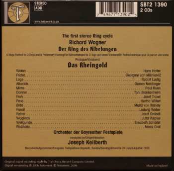 2CD Richard Wagner: Das Rheingold . Recorded Live At The 1955 Bayreuth Festival - First Ever Release