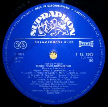5LP/Dobozkészlet Herbert von Karajan: Mistři Pěvci Norimberští (Die Meistersinger von Nürnberg)