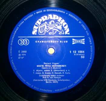 5LP/Dobozkészlet Herbert von Karajan: Mistři Pěvci Norimberští (Die Meistersinger von Nürnberg)
