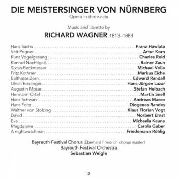 4CD/Dobozkészlet Richard Wagner: Die Meistersinger Von Nürnberg