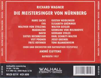 4CD/Dobozkészlet André Cluytens: Die Meistersinger Von Nürnberg - Gesamtaufnahme Bayreuth 1957