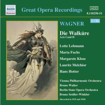 Album Bruno Walter: Die Walküre 1.Und 2.Aufzug