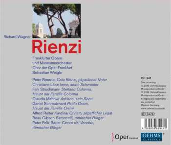 3CD/Dobozkészlet Richard Wagner: Rienzi