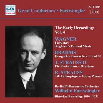 Album Richard Wagner: Furtwängler - The Early Recordings Vol.4