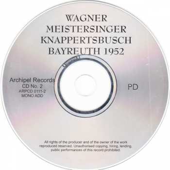 4CD Richard Wagner: Die Meistersinger von Nürnberg, Bayreuth 1952