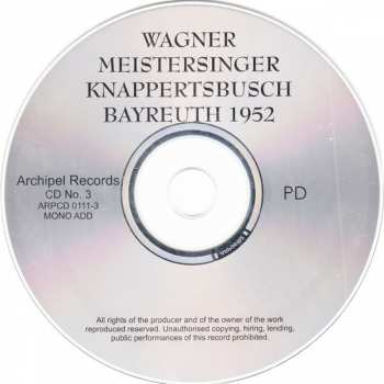 4CD Richard Wagner: Die Meistersinger von Nürnberg, Bayreuth 1952