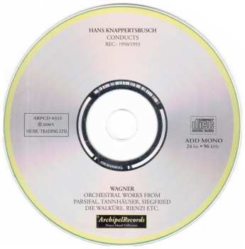 CD Wiener Philharmoniker: Hans Knappertsbusch. Wagner. The Early Wagnerian Decca Records 1950-1953
