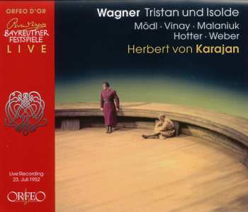 3CD/Dobozkészlet Herbert von Karajan: Tristan Und Isolde : Live Recording 23. Juli 1952