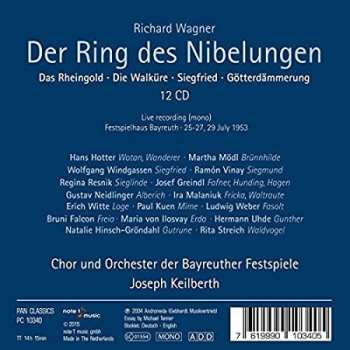 12CD/Dobozkészlet Richard Wagner: Der Ring Des Nibelungen [Bayreuth 1953]