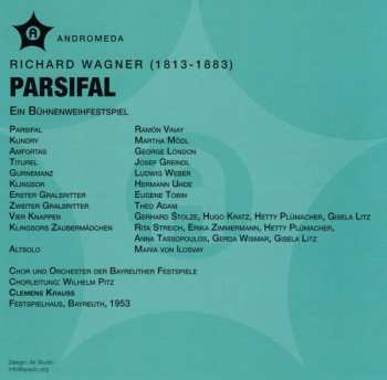 4CD Clemens Krauss: Parsifal