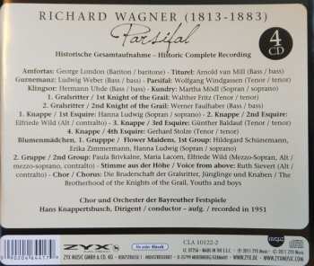 4CD/Dobozkészlet Richard Wagner: Parsifal