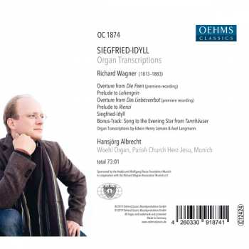 CD Richard Wagner: Siegfried-Idyll; Organ Transcriptions