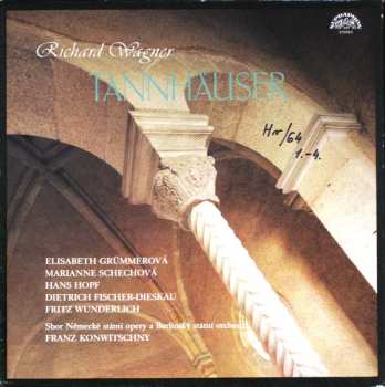 4LP/Dobozkészlet Dietrich Fischer-Dieskau: Tannhäuser A Zápas Pěvců Na Wartburgu