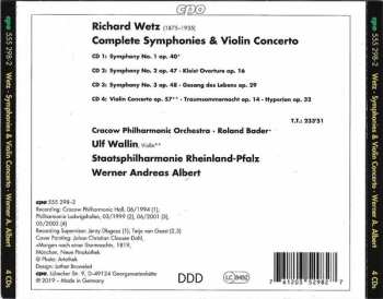 4CD/Dobozkészlet Staatsphilharmonie Rheinland-Pfalz: Complete Symphonies & Violin Concerto
