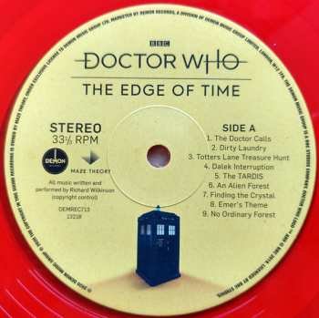 2LP Richard Wilkinson: Doctor Who: The Edge of Time CLR