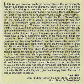 CD Richard X. Heyman: Basic Glee