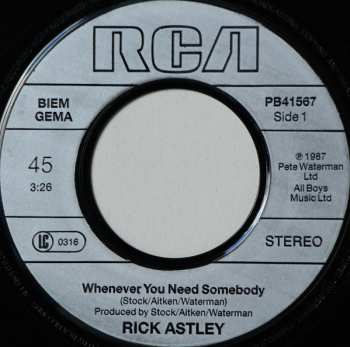 SP Rick Astley: Whenever You Need Somebody