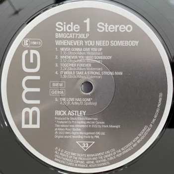 LP Rick Astley: Whenever You Need Somebody