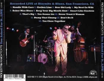 CD Rick Estrin And The Nightcats: You Asked For It...Live!