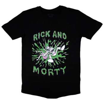 Merch Rick & Morty: Cartoon Network Póló - Green Splat
