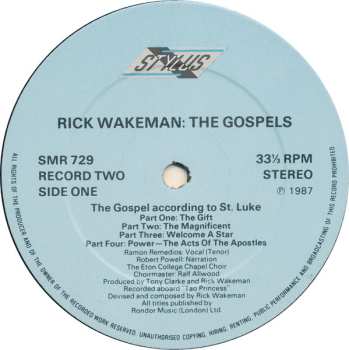 2LP Rick Wakeman: The Gospels