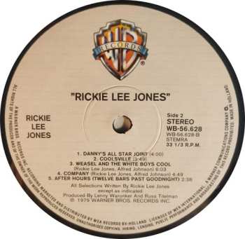 LP Rickie Lee Jones: Rickie Lee Jones