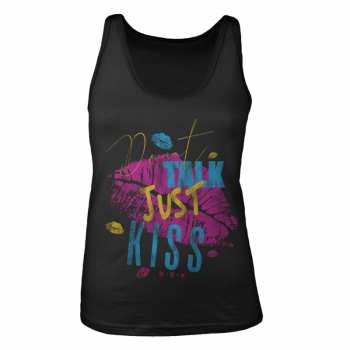 Merch Right Said Fred: Tank Top Don't Talk Just Kiss (lips)