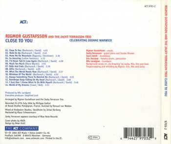 CD The Jacky Terrasson Trio: Close To You (Celebrating Dionne Warwick)