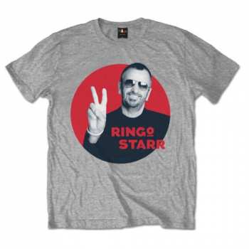 Merch Ringo Starr: Póló Peace Red Circle 
