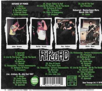 CD Ripcord: Defiance Of Power