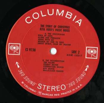 LP Rita Ford's Music Boxes: The Story Of Christmas