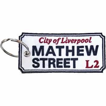 Merch Road Sign: Kulcstartó Mathew Street, Liverpool Sign