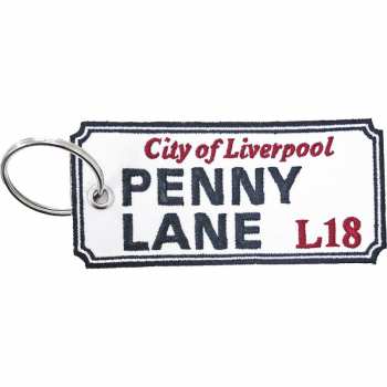Merch Road Sign: Kulcstartó Penny Lane, Liverpool Sign