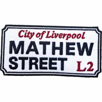 Merch Road Sign: Felvarró Mathew Street, Liverpool Sign
