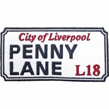 Merch Road Sign: Felvarró Penny Lane, Liverpool Sign