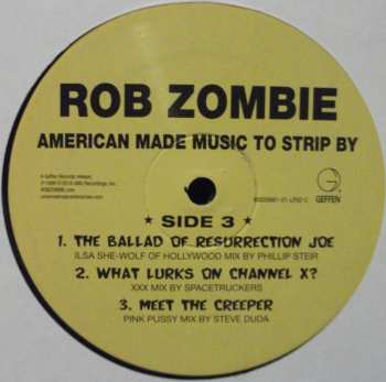2LP Rob Zombie: American Made Music To Strip By