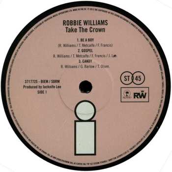 2LP Robbie Williams: Take The Crown LTD | NUM